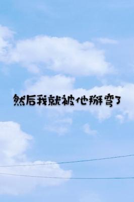 然后我就被他掰弯了