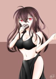 於月下挥洒画笔